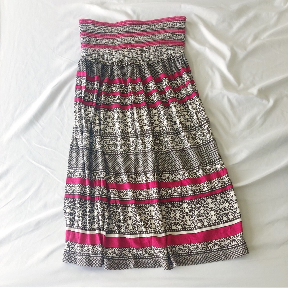 Juicy Couture Tube Top Printed Dress